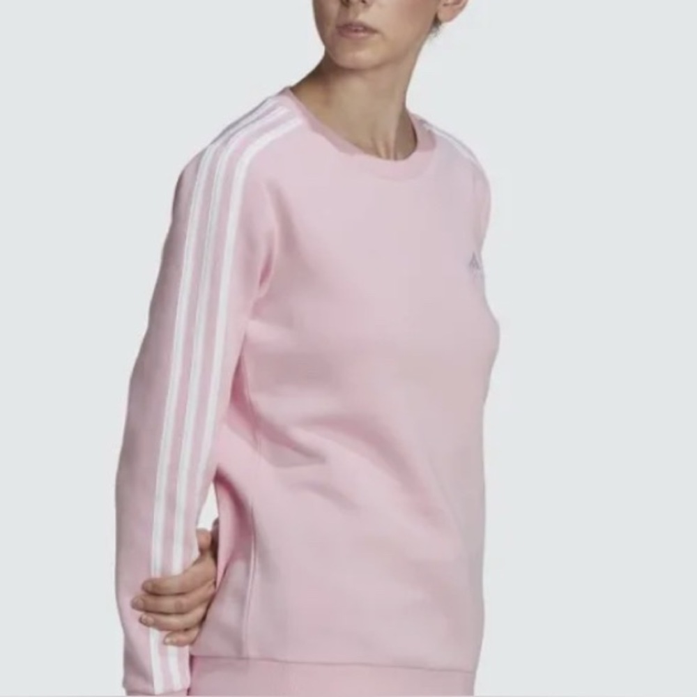 Adidas size small pink sweatshirt—beautiful!